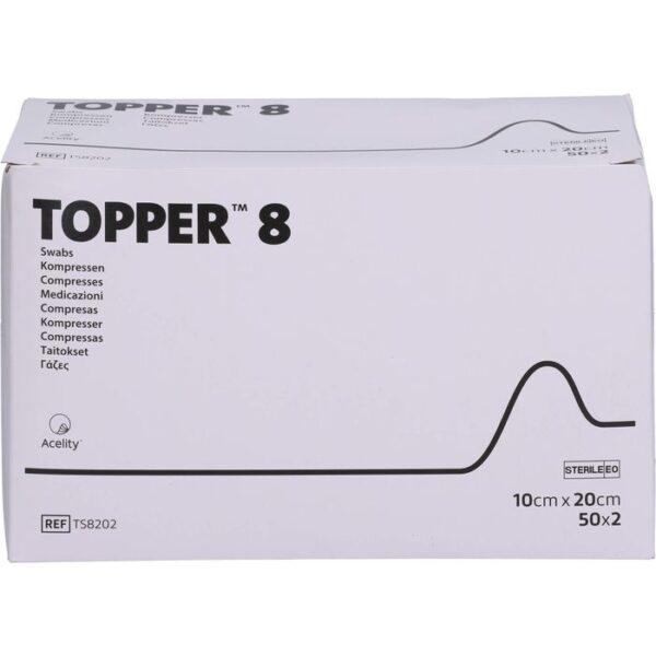 TOPPER 8 Kompr.10x20 cm steril 100 St.