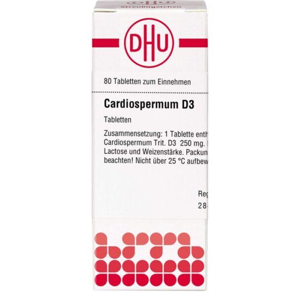 CARDIOSPERMUM D 3 Tabletten 80 St.