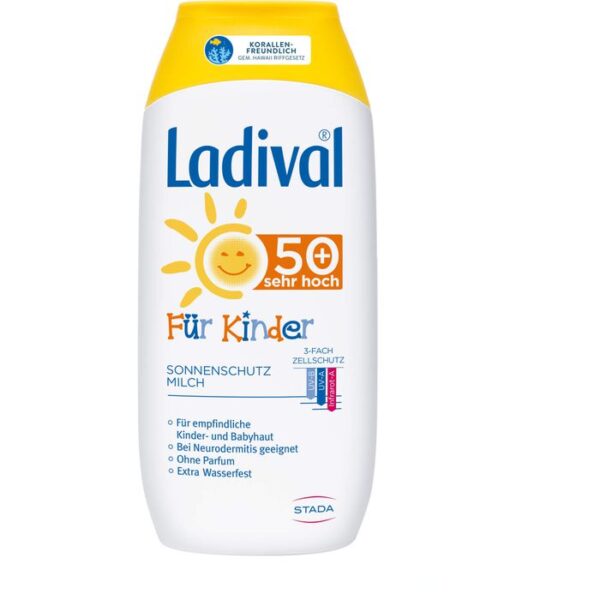 LADIVAL Kinder Sonnenmilch LSF 50+ 200 ml