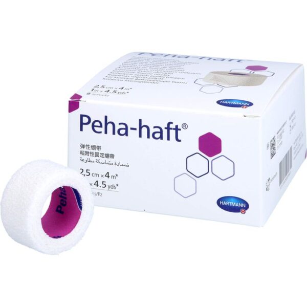 PEHA-HAFT Fixierbinde latexfrei 2,5 cmx4 m 8 St.