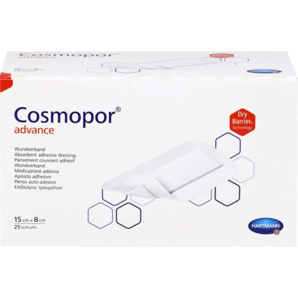 COSMOPOR Advance Wundverband 8x15 cm 25 St.