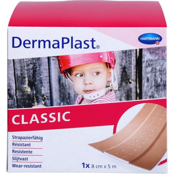 DERMAPLAST CLASSIC Wundpflaster 8 cmx5 m 1 St.