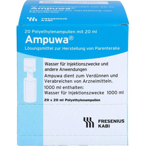 AMPUWA Plastikampullen Injektions-/Infusionslsg. 400 ml