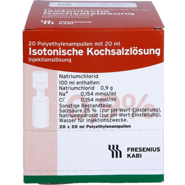 KOCHSALZLÖSUNG 0,9% Plastikamp.Fresenius 400 ml