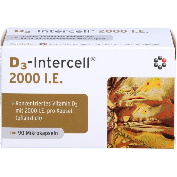 D3-INTERCELL 2.000 I.E. Kapseln 90 St.