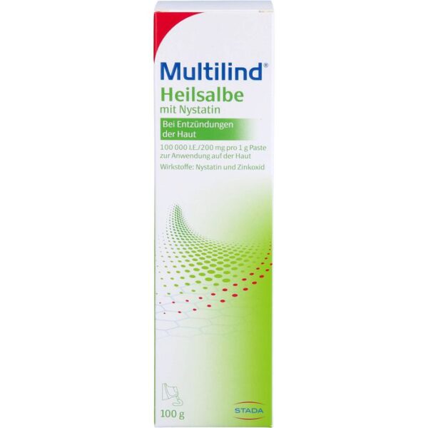 MULTILIND Heilsalbe m.Nystatin u.Zinkoxid 100 g