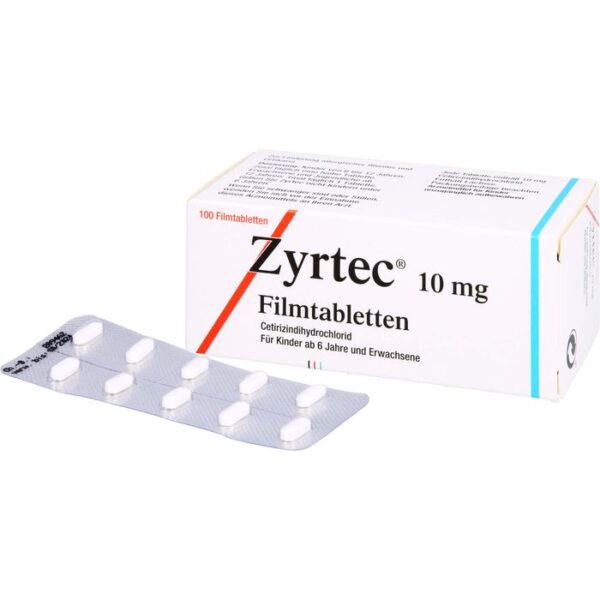 ZYRTEC 10 mg Filmtabletten 100 St.