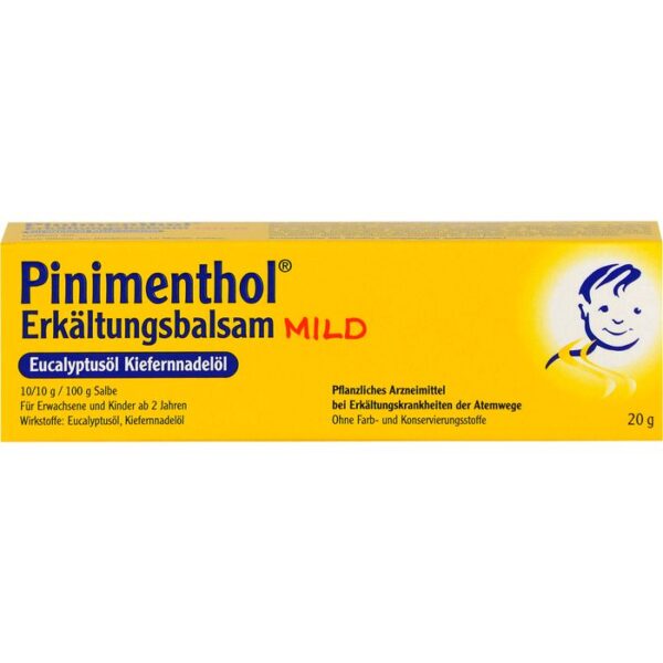 PINIMENTHOL Erkältungsbalsam mild 20 g