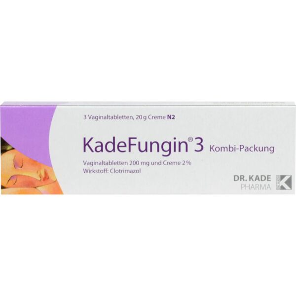 KADEFUNGIN 3 Kombip.20 g Creme+3 Vaginaltabl. 1 St.