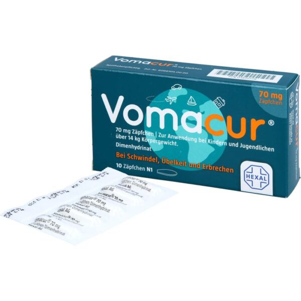 VOMACUR 70 Suppositorien 10 St.