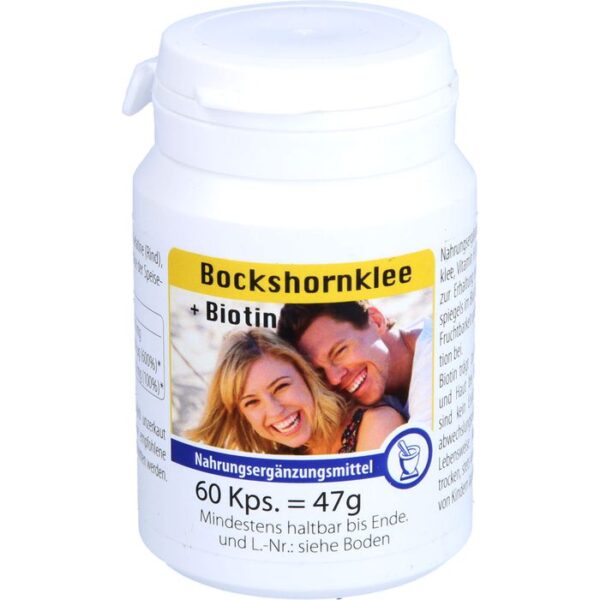 BOCKSHORNKLEE+BIOTIN Kapseln 60 St.