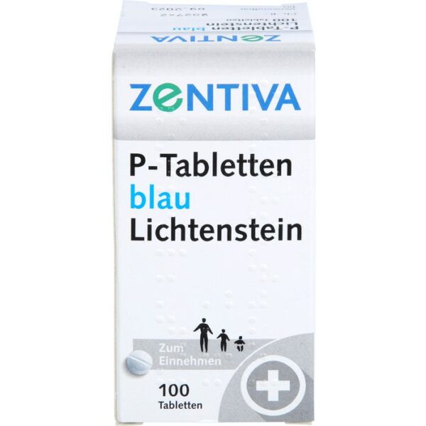 P TABLETTEN blau 8 mm Teilk. 100 St.