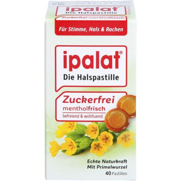 IPALAT Halspastillen zuckerfrei 40 St.