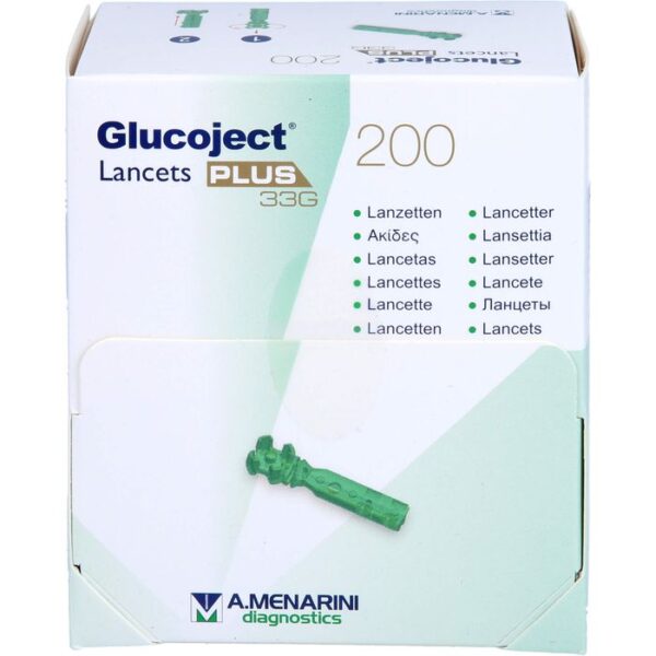 GLUCOJECT Lancets PLUS 33 G 200 St.