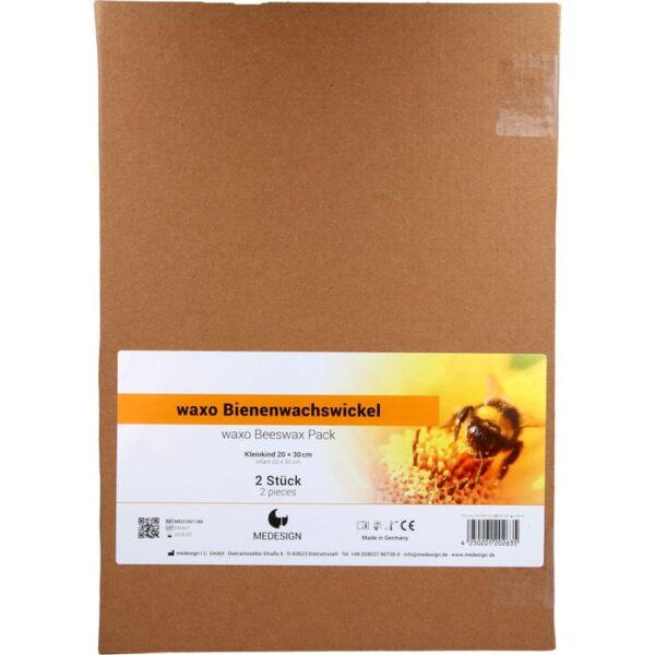 BIENENWACHSWICKEL Kleinkind 20x30 cm Waxo 2 St.