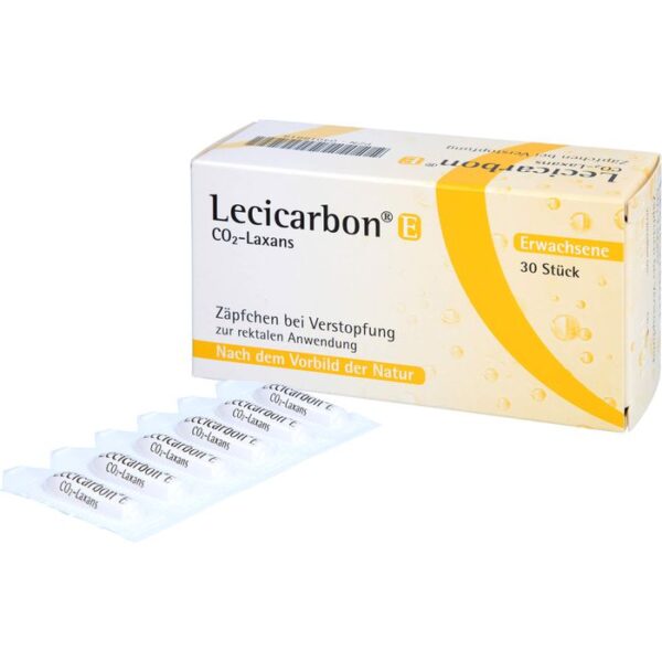 LECICARBON E CO2 Laxans Erwachsenensuppositorien 30 St.