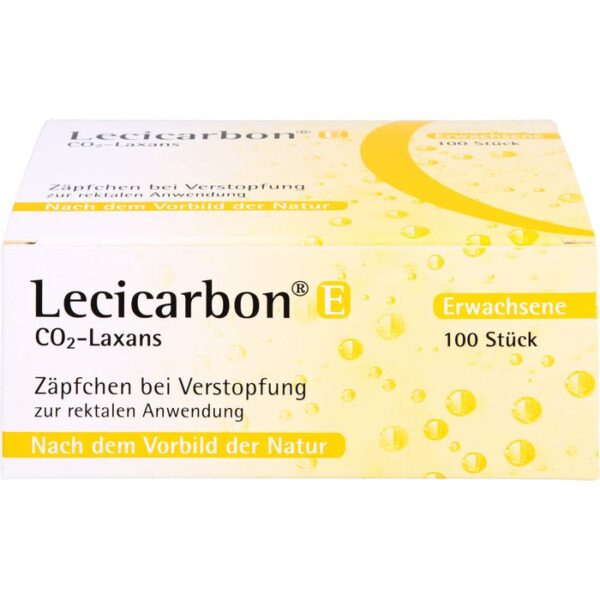 LECICARBON E CO2 Laxans Erwachsenensuppositorien 100 St.