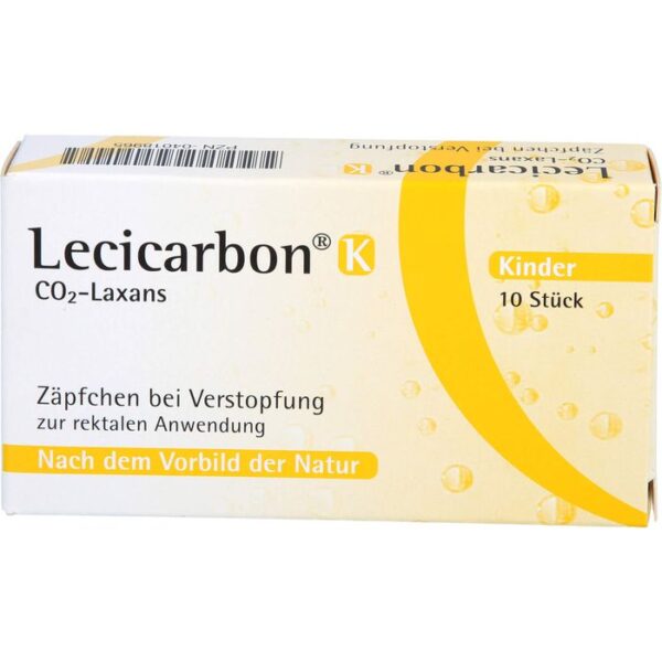 LECICARBON K CO2 Laxans Kindersuppositorien 10 St.