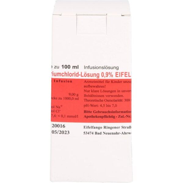 ISOTONISCHE NaCl Lösung 0,9% Eifelfango 100 ml