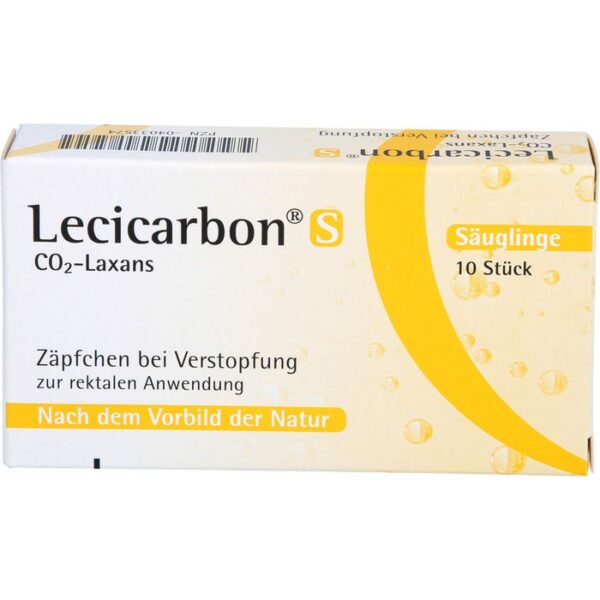 LECICARBON S CO2 Laxans Suppositorien 10 St.