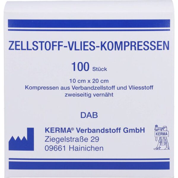 ZELLSTOFF VLIES Kompressen unsteril 10x20 cm 100 St.