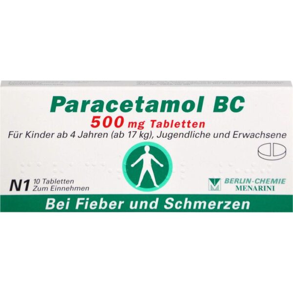 PARACETAMOL BC 500 mg Tabletten 10 St.