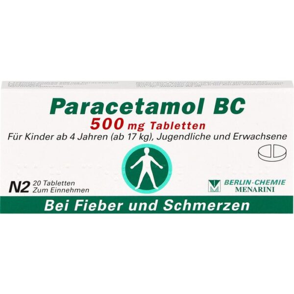 PARACETAMOL BC 500 mg Tabletten 20 St.