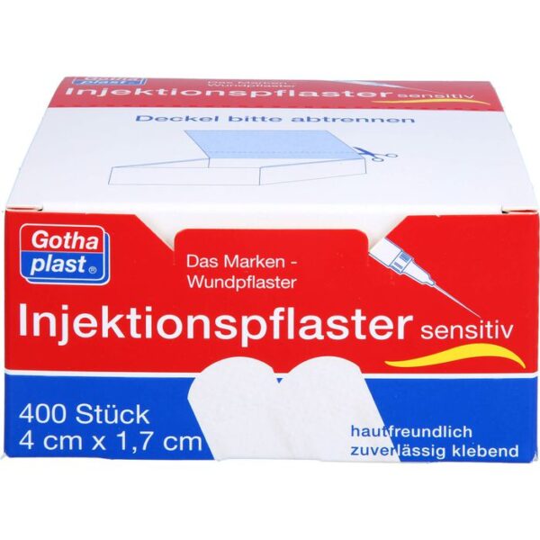 GOTHAPLAST Injektionspfl.sensitiv 1,7x4 cm 400 St.