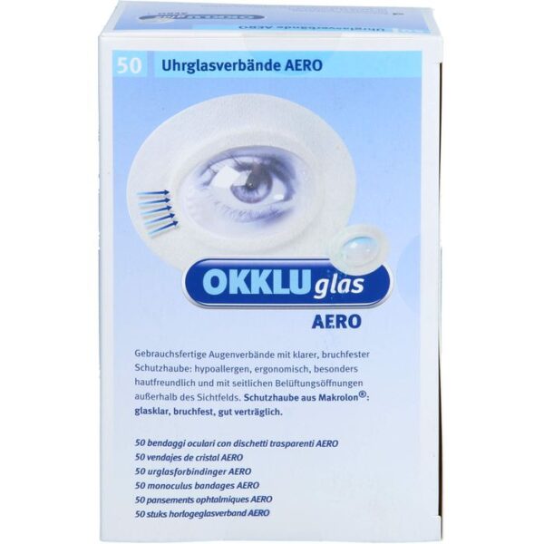 OKKLUGLAS AERO Uhrglasverband 50 St.