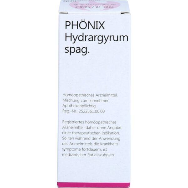 PHÖNIX HYDRARGYRUM spag.Mischung 100 ml