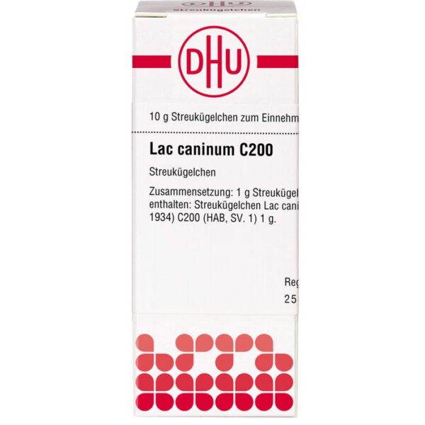 LAC CANINUM C 200 Globuli 10 g