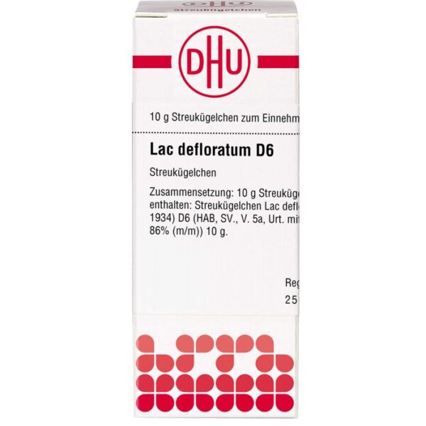 LAC DEFLORATUM D 6 Globuli 10 g