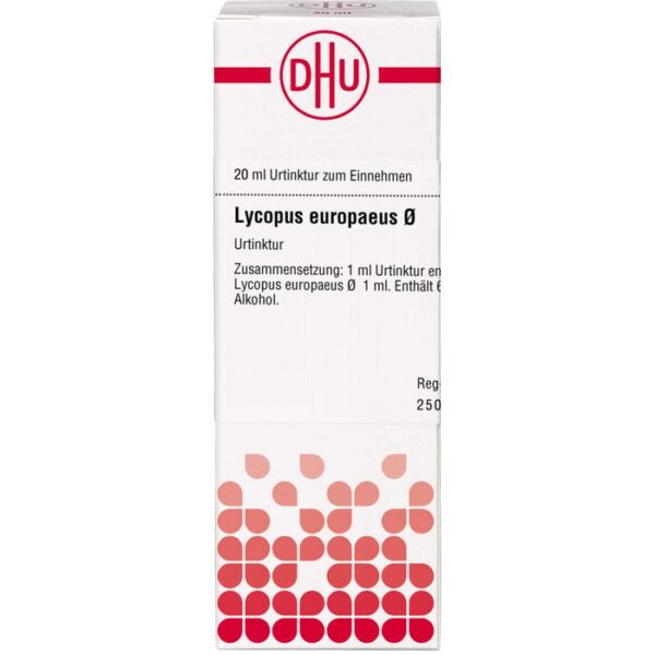 LYCOPUS EUROPAEUS Urtinktur 20 ml