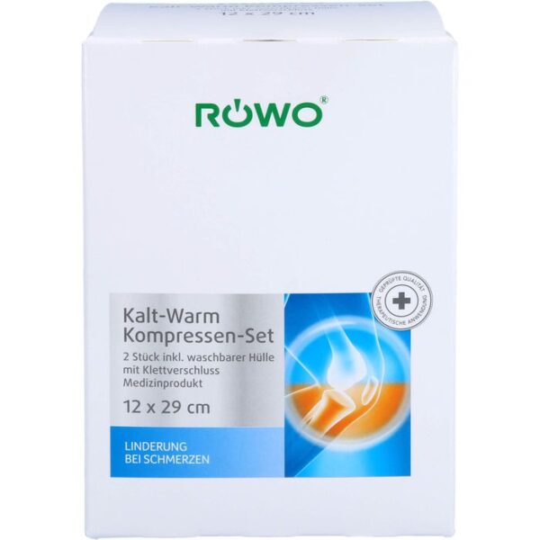 RÖWO Kalt-Warm-Kompresse m.Klettbandage 2 St. 1 P