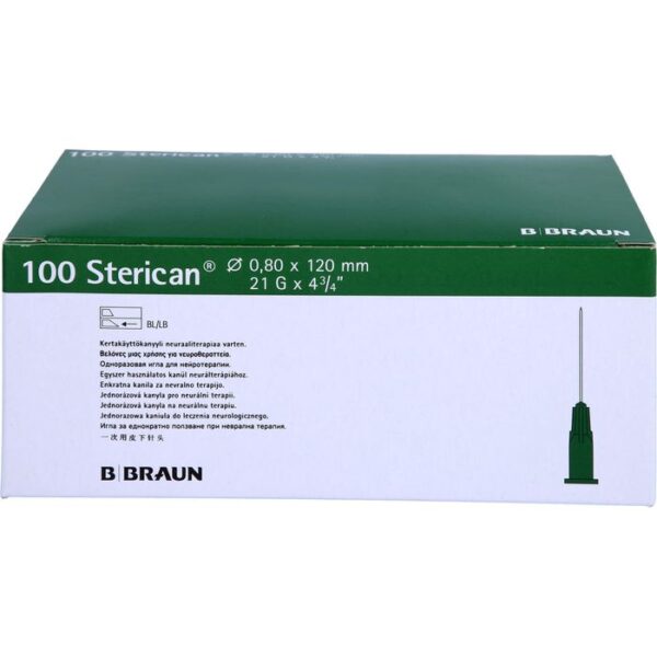 STERICAN Kanülen 21 Gx4 4/5 0,8x120 mm 100 St.