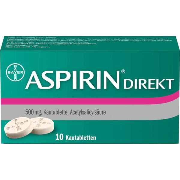 ASPIRIN Direkt Kautabletten 10 St.