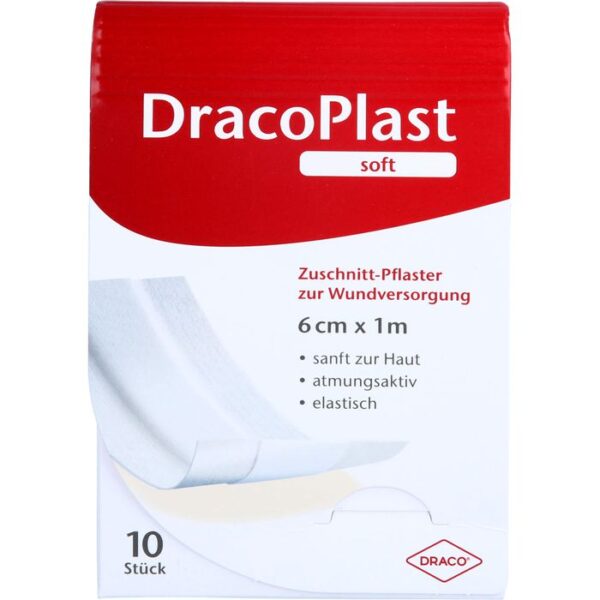 DRACOPLAST Soft Pflaster 6 cmx1 m 1 St.