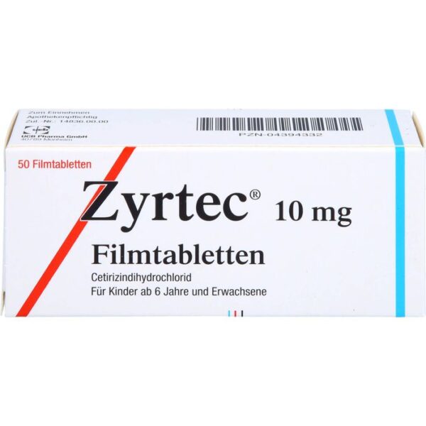 ZYRTEC 10 mg Filmtabletten 50 St.