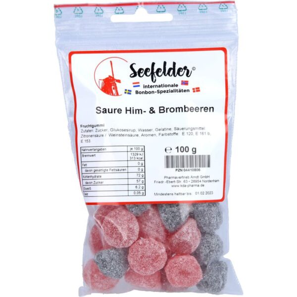 SEEFELDER saure Him- & Brombeeren KDA 100 g