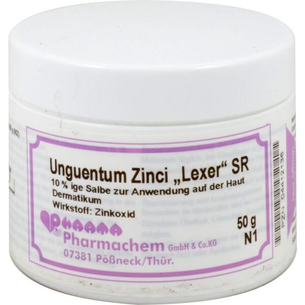 UNGUENTUM ZINCI Lexer SR 50 g