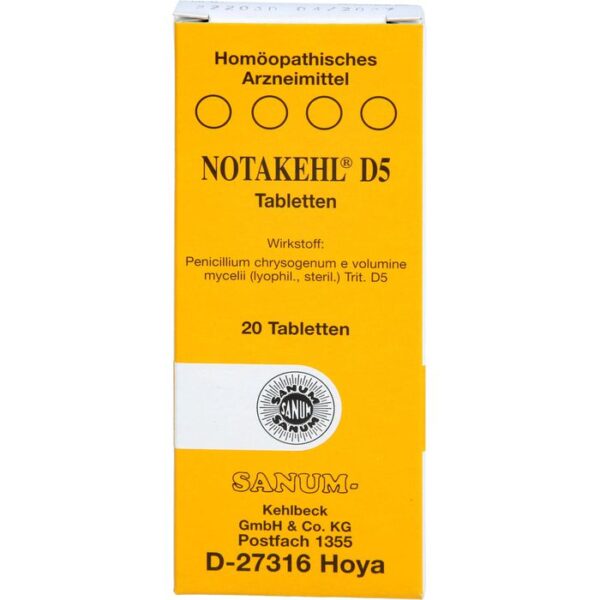 NOTAKEHL D 5 Tabletten 20 St.