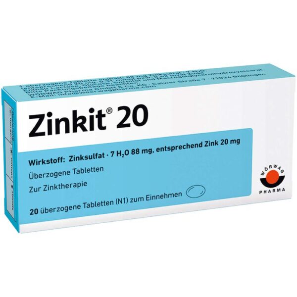 ZINKIT 20 überzogene Tabletten 20 St.