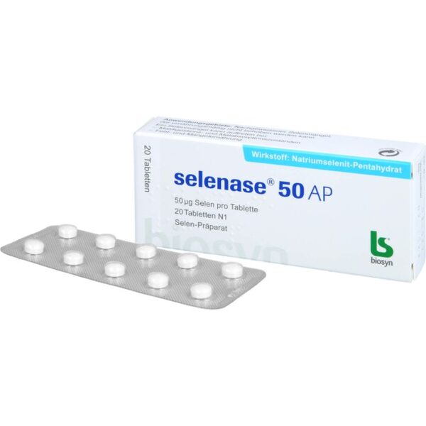 SELENASE 50 AP Tabletten 20 St.