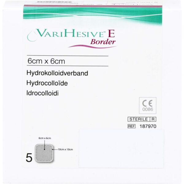 VARIHESIVE E Border 6x6 cm HKV hydroaktiv 5 St.