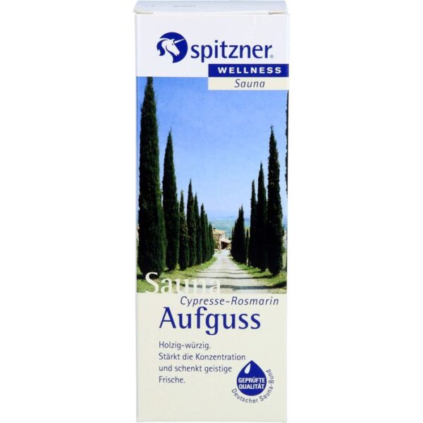 SPITZNER Saunaaufguss Cypresse Rosmar.Wellness 190 ml