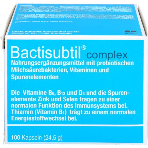 BACTISUBTIL Complex Kapseln 100 St.