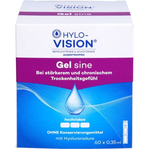 HYLO-VISION Gel sine Einzeldosispipetten 21 ml