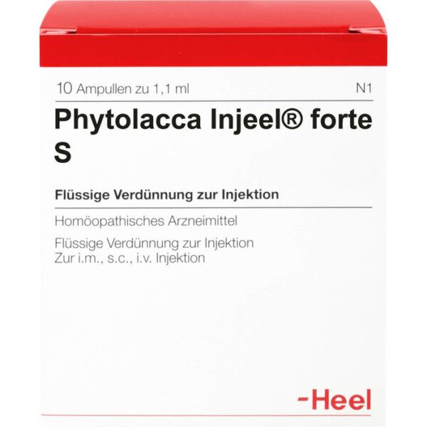 PHYTOLACCA INJEEL forte S Ampullen 10 St.