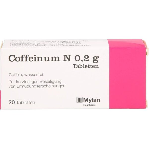 COFFEINUM N 0,2 g Tabletten 20 St.