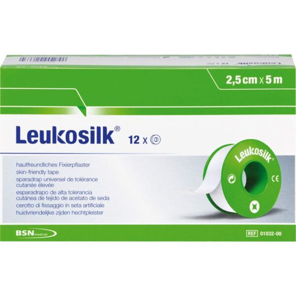 LEUKOSILK 2,5 cmx5 m 12 St.